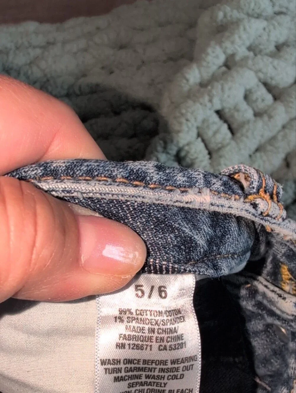 Aeropostale Light Blue Denim Shorts